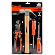 KIT FERRAMENTAS 4 PEÇAS VOCÊ RESOLVE REF. F95.02 FOXLUX