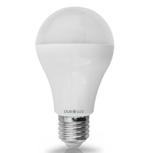 LÂMPADA BULBO LED 9W E-27 LUZ BRANCA OUROLUX