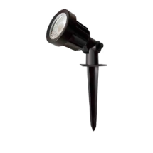 ESPETO DE JARDIM LED 5W BRANCO MORNO 3000K PRETO BIVOLT TASCHIBRA